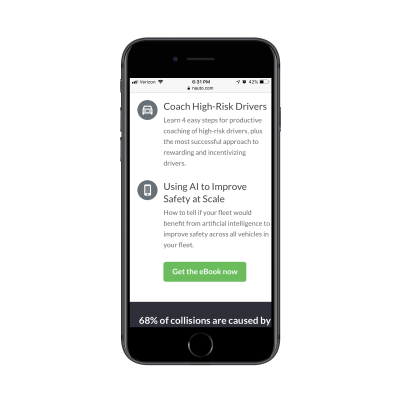 Nauto post-form CTA
