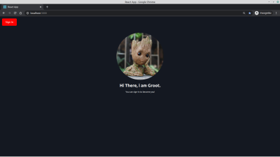 Default application state