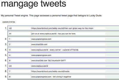 A text-based page to use as a starting point for building a graphics application.