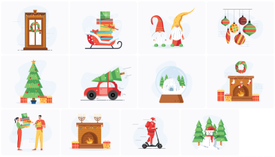 Christmas Illustration Pack