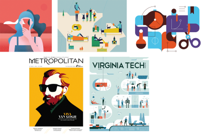 Images that served as inspiration for the cover design