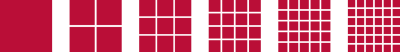 Six differently paced layout modules