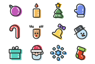 New Year Icons