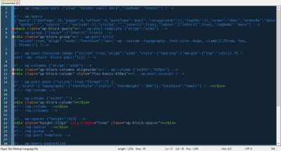 A screenshot of Block Theme Architecture