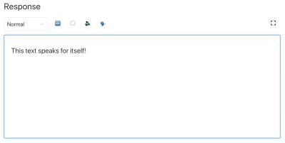 The customized SSML editor