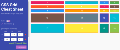 CSS Grid Cheat Sheet