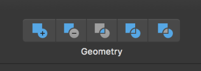 Boolean operations: Add, Subtract, Intersect, Divide, Combine.