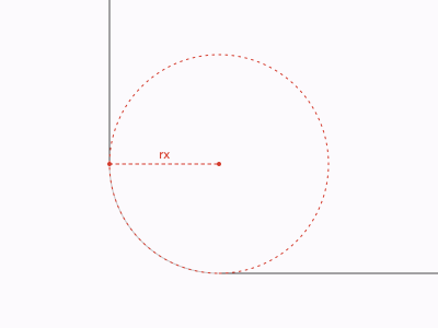 Rounded corner in SVG