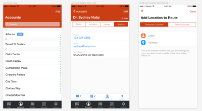 New design with larger headers, inspired by native apple apps.