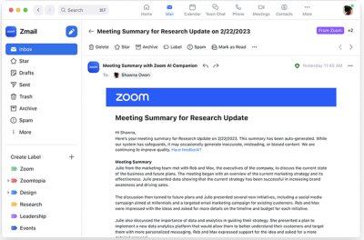 Zoom AI Companion