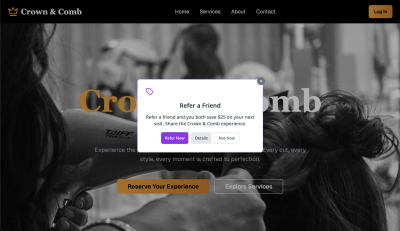 Crown & Comb website
