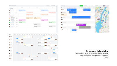 Bryntum Scheduler