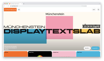 Typotheque’s library of retail fonts