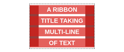 Highlighting the two gradients used in the pattern