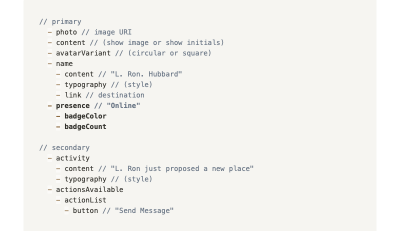 Design pattern with presence property