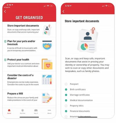 Emergency plan by Rediplan App
