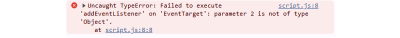 Uncaught TypeError