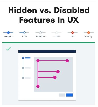 Hidden vs. disabled features in UX