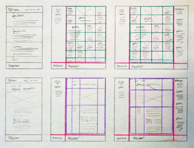 Grid sketches