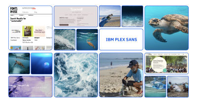 Example mood board for EcoWave