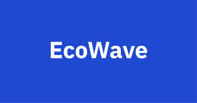 EcoWave logo in IBM Plex Sans Bold