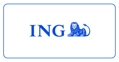 The ING logo with the serif font