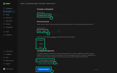 Create branch