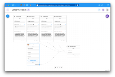 Connecting the language model to the mutlti-chain prompt