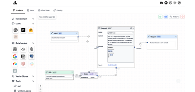 Stack AI visual editing interface