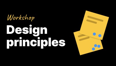 Workshop kit for a design principles workshop