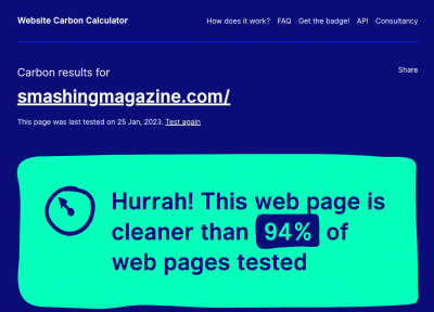 Website Carbon Calculator