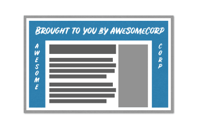 Brought to you by Awesome Corp