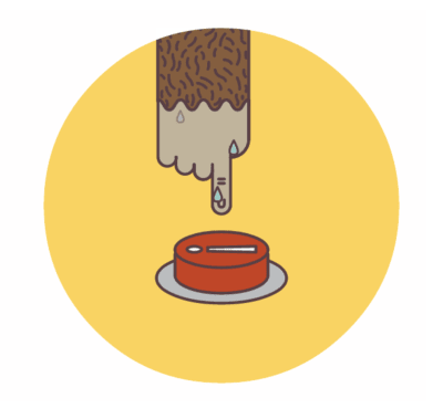 MailChimp’s interaction design just before and just after an email campaign is sent out.