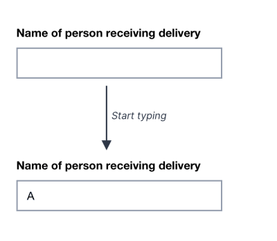 Conventional text fields can easily contain long label text