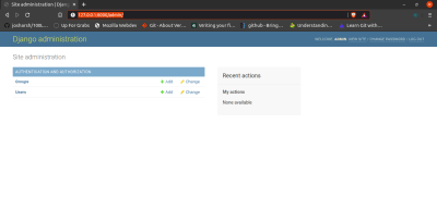 this shows admin dashboard.