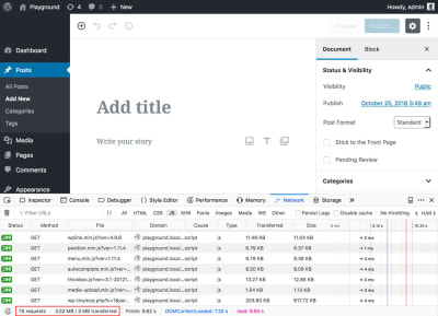 At least 3.5 MB of scripts are required for loading Gutenberg