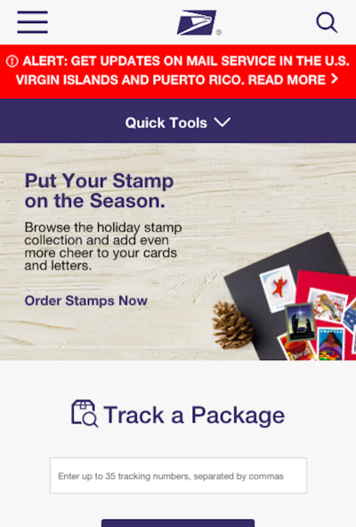 USPS festive image