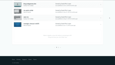 The Netlify Dashboard