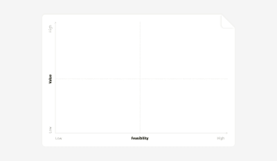 Low-to-high scales for value and feasibility