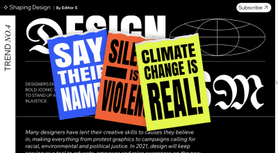 Shaping Design’s trends report Trend #4: Design Activism