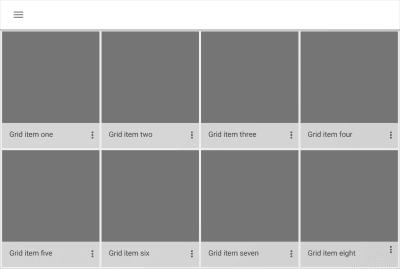 Grids are usually applied to screen design. This page contains a grid of elements.