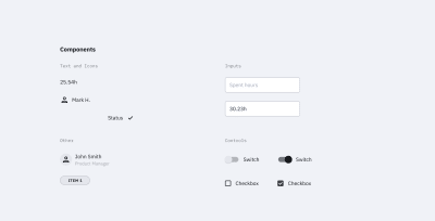 Content components examples