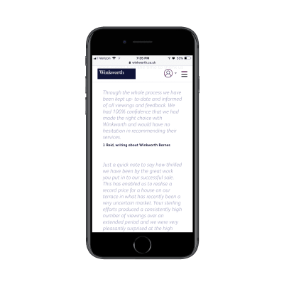 Winkworth testimonials