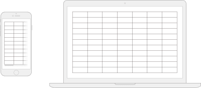 Style the table in a way that users know there's more data on scroll.