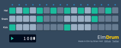 final application made up of tracks with sequences of steps