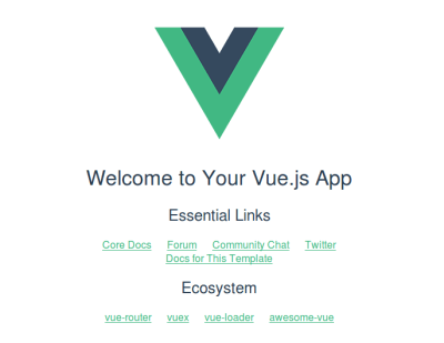 A Vue application