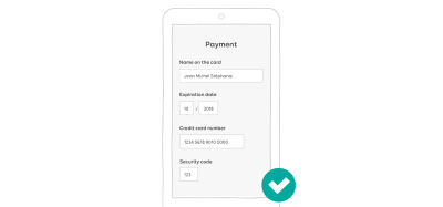 Properly sized inputs help the user scan the form and understand what is expected in the fields.