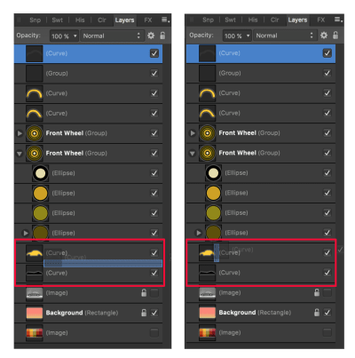 Clipping versus masking in Affinity Designer