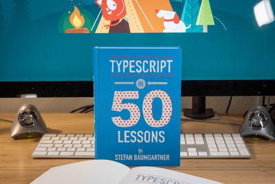 The cover of the new Smashing Book, TypeScript in 50 Lessons