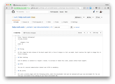 Github’s source editing interface is close to a Markdown CMS